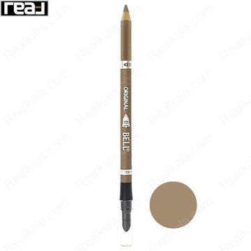مداد ابرو Bell Powdery Unique شماره 103 با بافت پودری و برس کاربردی، مناسب پر کردن نواحی کم‌پشت و ایجاد جلوه طبیعی ابرو