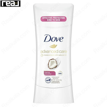 استیک ضد تعریق داو 48 ساعته مدل نارگیل Dove Advanced Care Caring Coconut 74g
