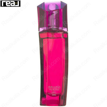 ادکلن برند کالکشن کد 006 اسکادا مگنتیسم زنانه با طراحی شیشه بنفش براق و فرم منحنی