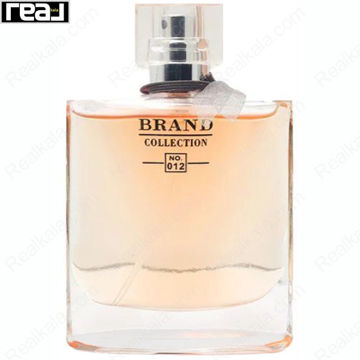 ادکلن برند کالکشن کد 012 لانکوم لا ویه است بله زنانه با شیشه شفاف و طراحی ظریف