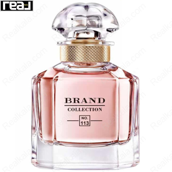 ادکلن برند کالکشن کد 113 گرلن مون زنانه با طراحی ساده و شیشه شفاف