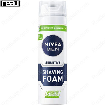 فوم اصلاح مردانه نیوا Sensitive Instant Protection با فرمول آرامش‌بخش و محافظت از پوست حساس