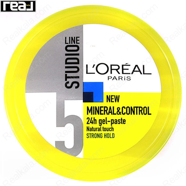 ژل-کرم مو لورال Studio Line Mineral & Control 24h حجم 150 میل برای استایل مقاوم و لمس طبیعی