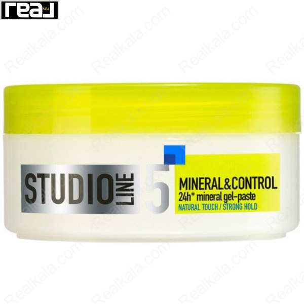 خمیر ژل حالت دهنده و نکهدارنده مو لورال Loreal Mineral & Control 24h Gel-Paste