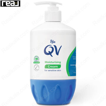 کرم مرطوب کننده دست و صورت کیو وی مناسب پوست حساس QV Moisturising Cream For Sensitive Skin 500gr