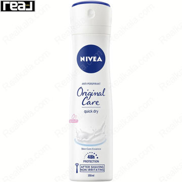 اسپری ضد تعریق نیوا Original Care Quick Dry با فرمول Skin Care Essence و محافظت 48 ساعته برای بانوان