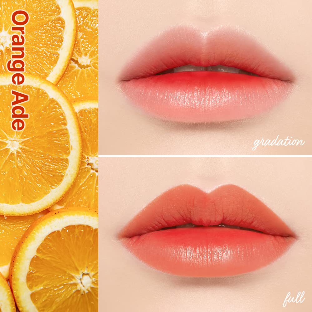 تینت لب مایع اتود مدل پرتقال شماره 03 Etude Water Tint Lip Gloss Orange Ade