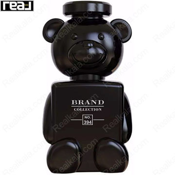ادکلن برند کالکشن کد 394 موسچینو توی بوی مردانه با طراحی فانتزی شیشه خرسی مشکی براق