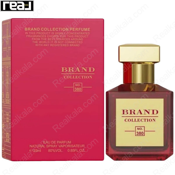 شیشه و جعبه ادکلن برند کالکشن No. 380 باکارات رژ 540 اکستریت زنانه