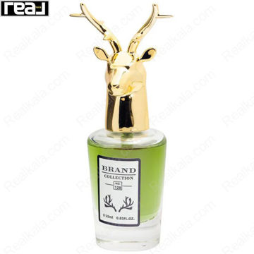 ادکلن برند کالکشن کد 128 پنهالیگونز د تراژدی آف لرد جورج مردانه با طراحی سر گوزن طلایی