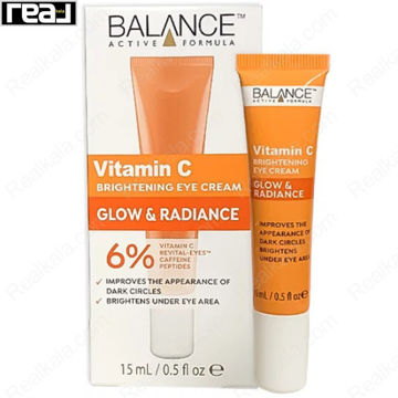 کرم دور چشم ویتامین سی بالانس Balance Vitamin C Glow & Radiance Eye Cream15ml