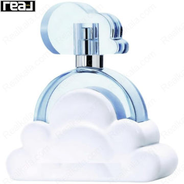 ادکلن برند کالکشن کد 295 آریانا گراند کلود زنانه با طراحی فانتزی ابر، پایه سفید و درب آبی