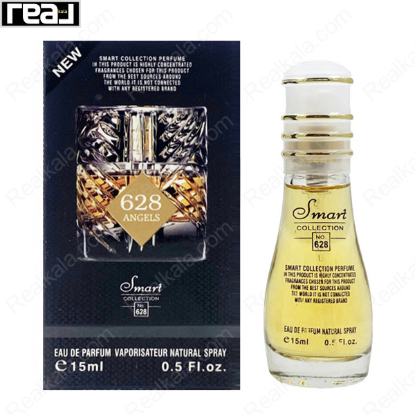 بطری اسمارت کالکشن کد 628 با تصویر عطر بای کیلیان آنجلز شیر روی جعبه