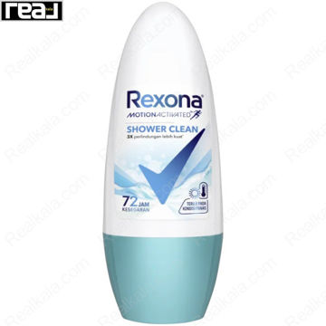 مام رول رکسونا زنانه شاور کلین Rexona Roll On Deodorant Shower Clean