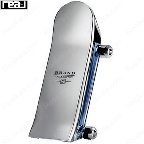 ادکلن برند کالکشن کد 347 کارولینا هررا هیروز با طراحی اسکیت‌بردی، بدنه متالیک و چرخ‌های تزئینی