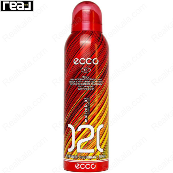 اسپری اکو اسنتریک مولکولز 02 با رایحه شفاف و مینرال