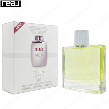 شیشه و جعبه اسمارت کالکشن کد 438 لالیک وایت مردانه سایز 100 میل