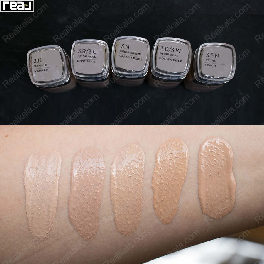 کرم پودر شماره 3D/3W ترومچ لورال LOreal True Match Super Blendable Foundation Golden Beige