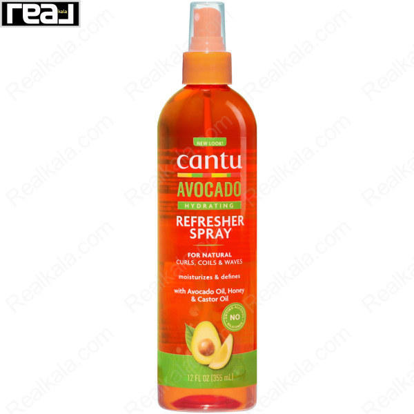 اسپری شاداب کننده و آبرسان کانتو حاوی عصاره آووکادو Cantu Avocado Hydrating Refresher Spray 355ml