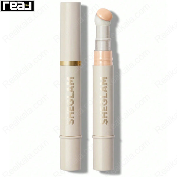 کانسیلر مایع شیگلم رنگ Chantilly مدل پد دار Sheglam Concealer Complexion Boost