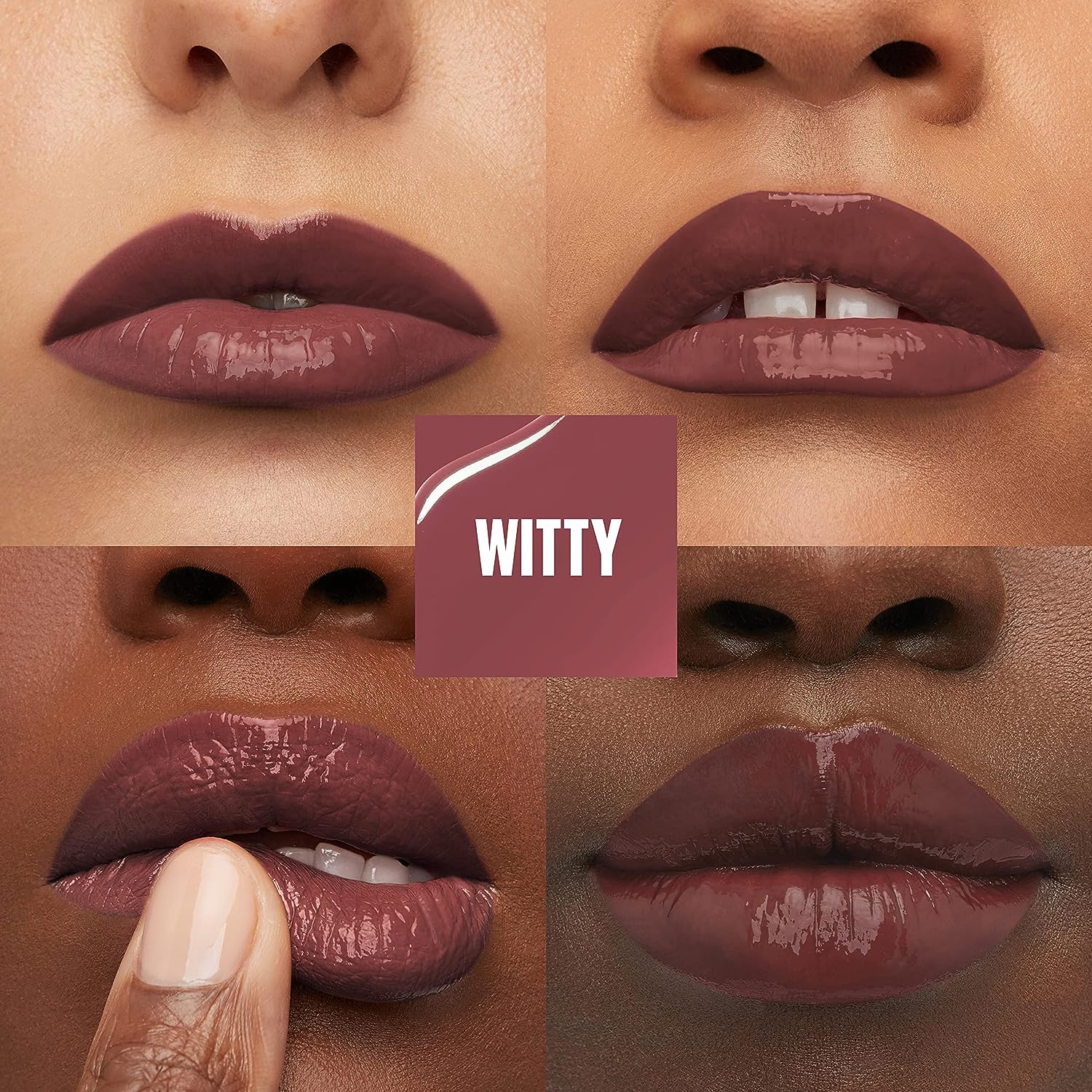 رژ لب Superstay Vinyl Ink شماره 40 Witty با جلوه براق و ماندگاری 16 ساعته