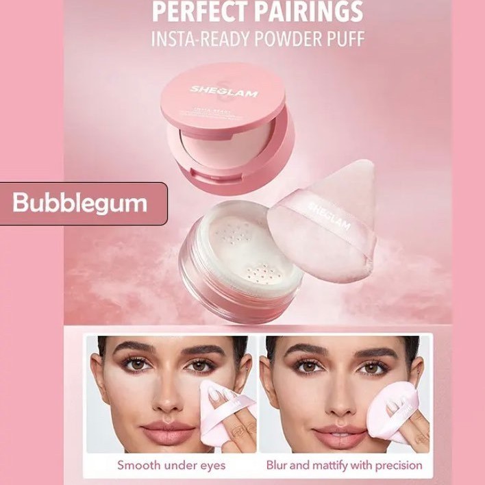 استفاده دقیق از پودر Bubblegum زیر چشم و روی صورت