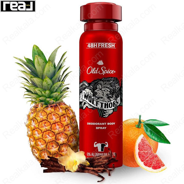 اسپری دئودورانت مردانه Old Spice Wolfthorn