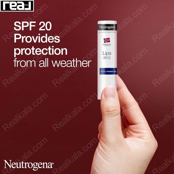 بالم لب نوتروژینا حاوی ضد آفتاب Neutrogena Norwegian Formula Lip Care SPF20