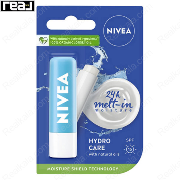 بالم لب نیوا Hydro Care با آبرسانی 24 ساعته و SPF15 برای محافظت از لب‌ها