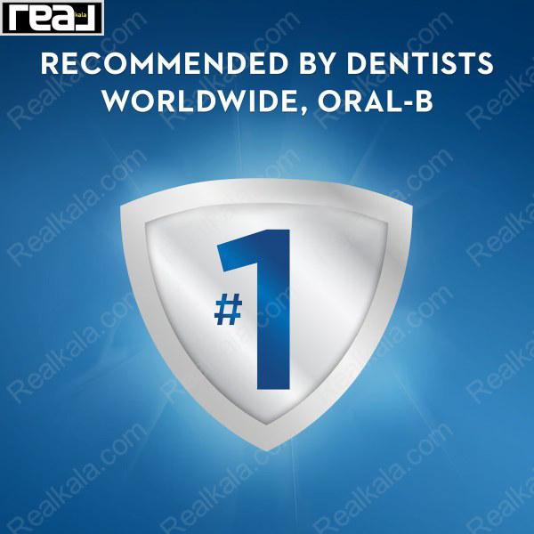نشان شماره یک توصیه شده توسط دندانپزشکان در جهان برای برند Oral‑B