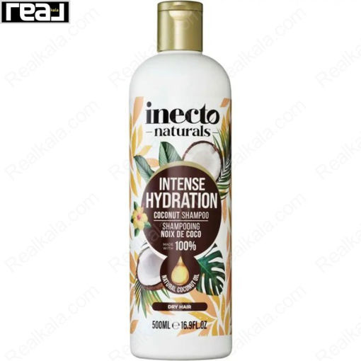 شامپو روغن نارگیل اینکتو مناسب موهای خشک Inecto Coconut Shampoo Dry Hair 500ml