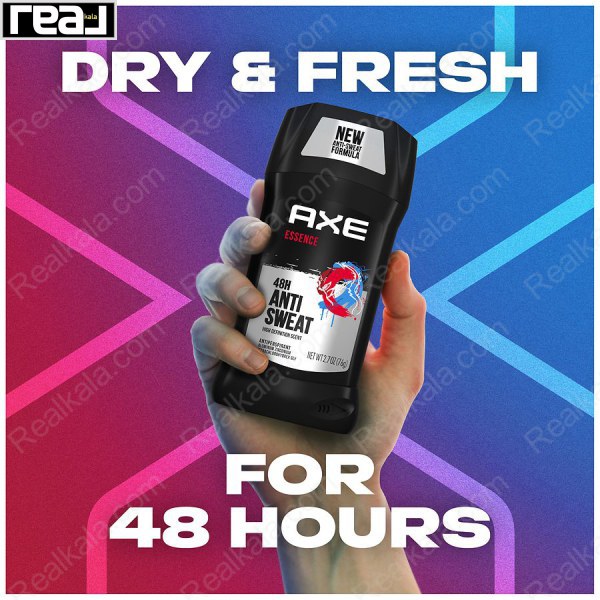 استیک ضد تعریق (مام) مردانه آکس مدل اسنس AXE Essence Anti Sweat Antiperspirant Stick For Men