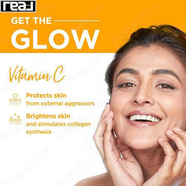 ژل شستشو روشن کننده پوست سیمپل حاوی ویتامین سی Simple Glow Facial Wash Vitamin C 150ml