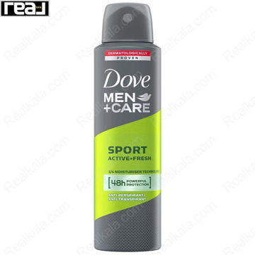 اسپری ضد تعریق مردانه داو مدل اسپرت اکتیو فرش Dove Sport Active Fresh Spray 150ml