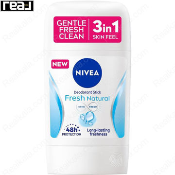 استیک دئودورانت نیوا Fresh Natural 50ml با حفاظت 48 ساعته و حس تازگی طولانی