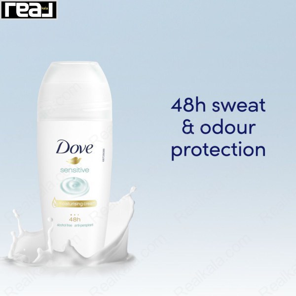 مام رول ضد تعریق داو سنسیتیو Dove Sensitive Roll On 50ml