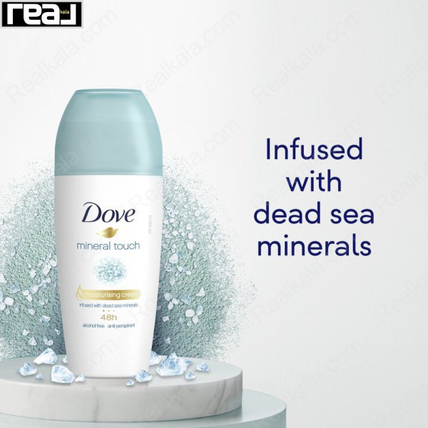 مام رول ضد تعریق داو مینرال تاچ Dove Mineral Touch Roll On 50ml