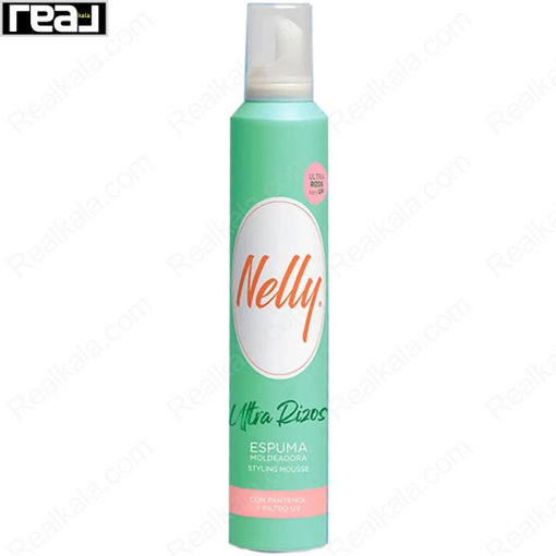 موس مو نلی مخصوص موی فر و مجعد Nelly Styling Hair Mousse Curly Hair 300ml