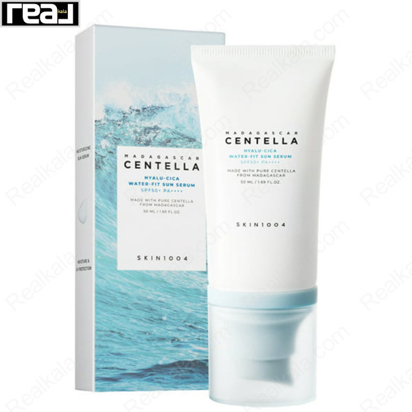 ضد آفتاب SKIN1004 سنتلا ماداگاسکار SPF50 با جعبه محصول
