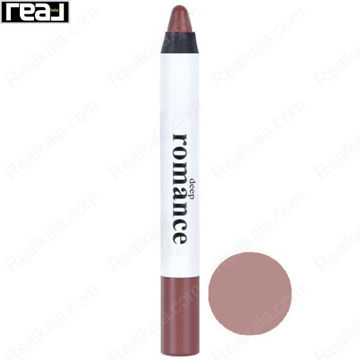 رژ لب مدادی دیپ رومنس شماره 203 با تناژ نود کالباسی ارغوانی