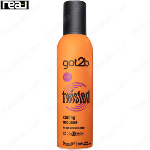 موس فر کننده مو گات تو بی Got2b Twisted Curling Mousse 250ml