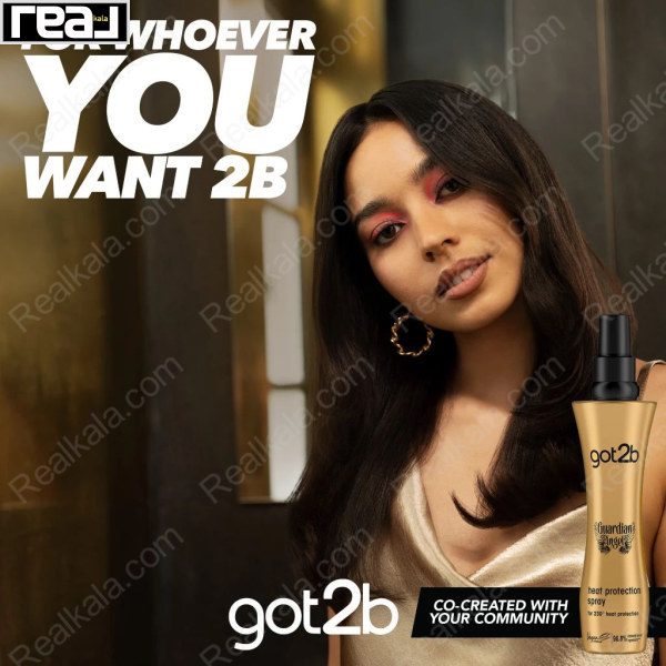 اسپری محافظ حرارتی مو گات تو بی مدل فرشته نگهبان Got2b Guardian Angel Heat Protection Spray 200ml