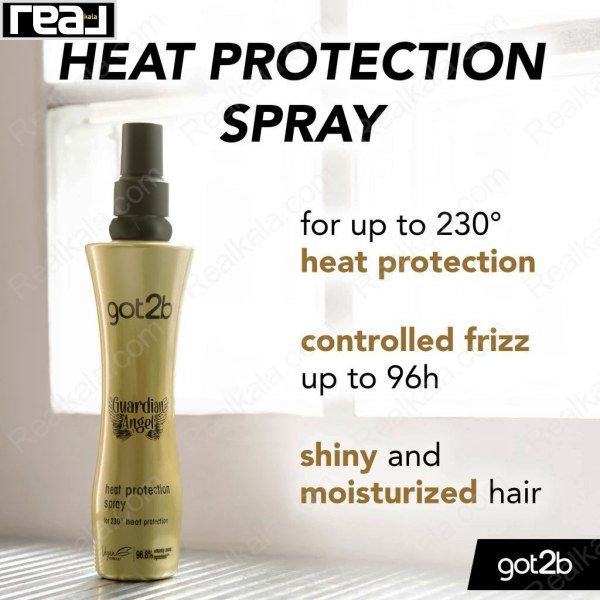 اسپری محافظ حرارتی مو گات تو بی مدل فرشته نگهبان Got2b Guardian Angel Heat Protection Spray 200ml