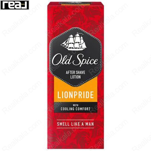 افتر شیو الد اسپایس مدل لیون پراید Old Spice After Shave Lotion Lion Pride 100ml