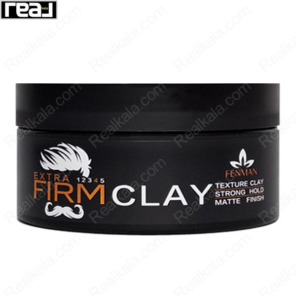 واکس مو مات فنمن حاوی خاک رس Fenman Extra Frim Texture Clay Matte Finish