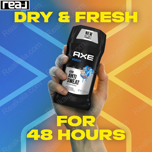 استیک ضد تعریق (مام) مردانه آکس مدل آنارچی AXE Anarchy Anti Sweat Antiperspirant Stick For Men