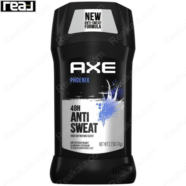 استیک ضد تعریق آکس AXE Phoenix مردانه با محافظت 48 ساعته و رایحه نعناع خردشده و مریم‌گلی