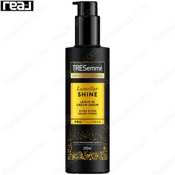 سرم کرم ترزمه ترمیم و براق کننده مو Tresemme Lamellar Shine Leave-In Cream Serum 200ml