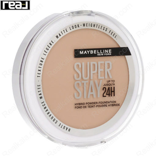 پنکک میبلین سوپر استی شماره ۴۸ با فرمول هیبریدی Maybelline Super Stay Up to 24HR Hybrid Powder-Foundation