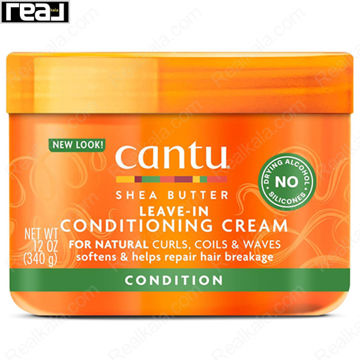 کرم مو نرم کننده کانتو حاوی شی باتر Cantu Shea Butter Leave in Conditioning Cream